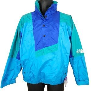 The North Face Anorak Ski Jacket Vintage 90s Pullover Windbreaker Made In USA XS